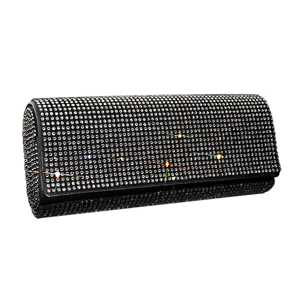 Bling Sonnenbrillenhalter für Auto Sonnenblende,Asudaro Strass Sparkling Universal Auto Sonnenbrille Brillenetui Aufbewahrungsbox Organizer Sonnenbrillenhalter Sonnenbrillen Etui,Schwarz von Asudaro