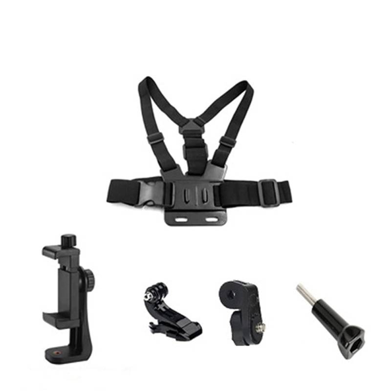 Brustgurthalterung, Asudaro Handy-Brustgurt 90 Grad Einstellbarer Brustgurt Halterung Handyhalter Chest Mount für 3,5-6,8 Zoll Handykamera Cell,schwarz von Asudaro