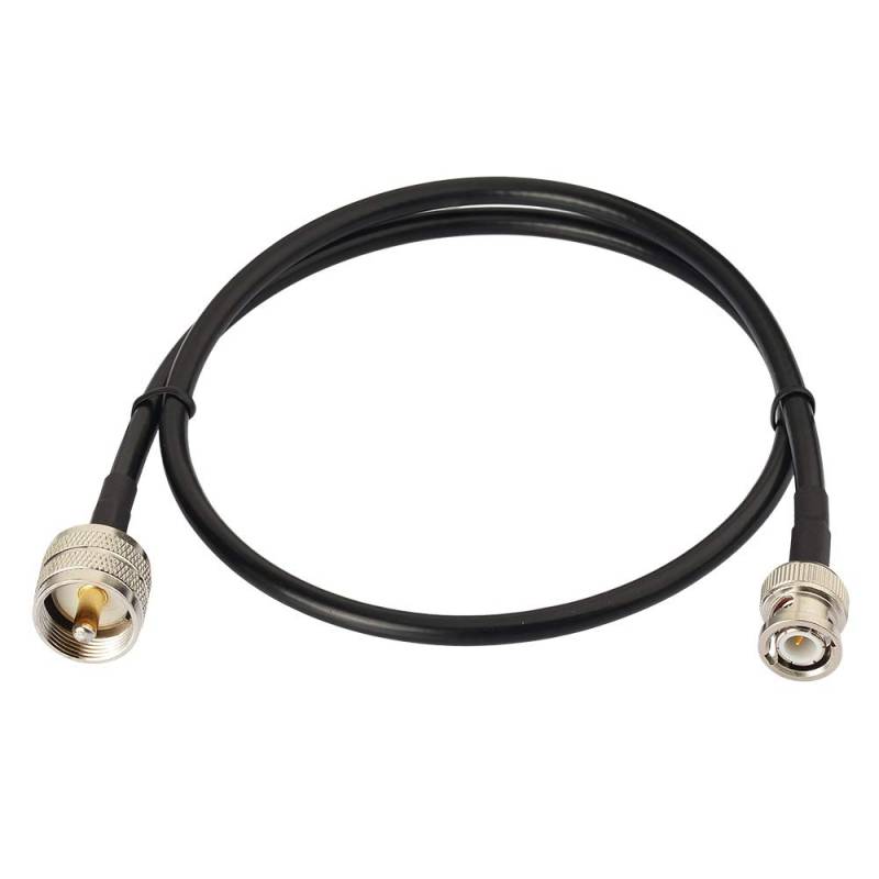 CB Radio Kabel, Asudaro UHF Funk Antennenkabel Koaxialkabel RG58, Ancable 50 Ohm BNC-Stecker auf UHF Stecker BNC-Stecker PL-259-Stecker CB Ham-Antennenkabel,20 cm von Asudaro