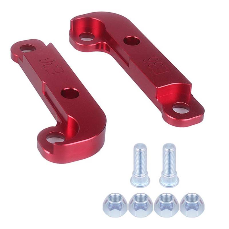 Drift Lock Kit, Auto Drift Adapter Kit Drift Lock Adapter Aluminium Lenkwinkel Aufsteigender Adapter für Stimmen und Verriegeln mit 25% Drehwinkel Für E46 / E36 M3,Rot von Asudaro