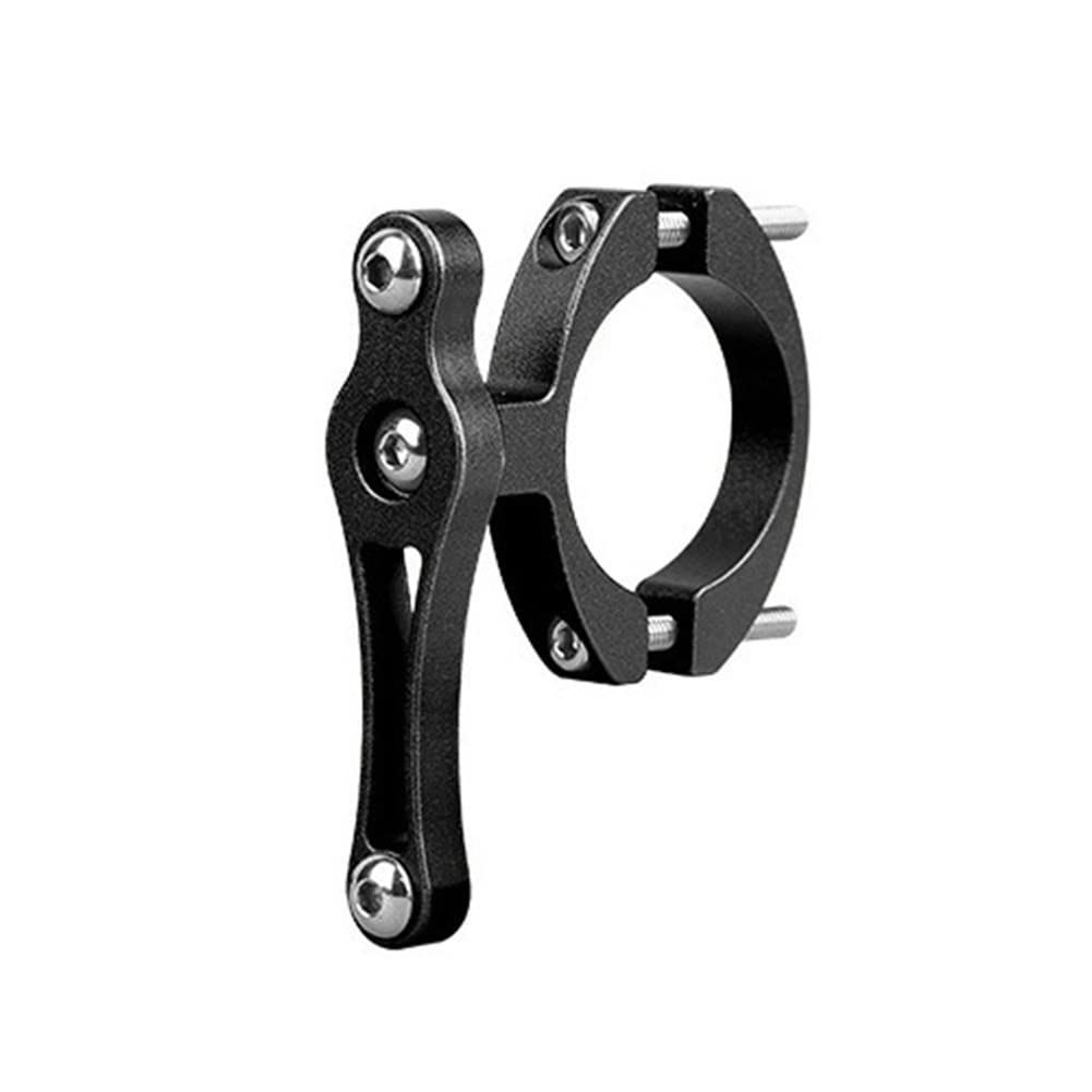 Fahrrad Flaschenhalter Halterung,Asuadro MTB Ersatz Flasche Halterung Flaschenhalter Umbausitz Tragbarer Adapter Aluminiumlegierung Flaschenhalter Adapter Einstellbar für 19mm-33mm Rohre,Schwarz von Asudaro