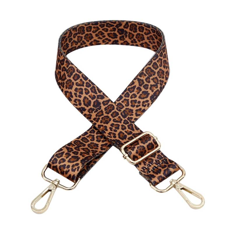 Handtaschengurte Damen, Asudaro 3,8 cm Leopard Tragegurt Schultergurte Verstellbare Länge 80-140 cm Schulterriemen Ersatz Gürtel für Damen und Herren, Mädchen DIY Zubehör für Tasche Typ 1 von Asudaro