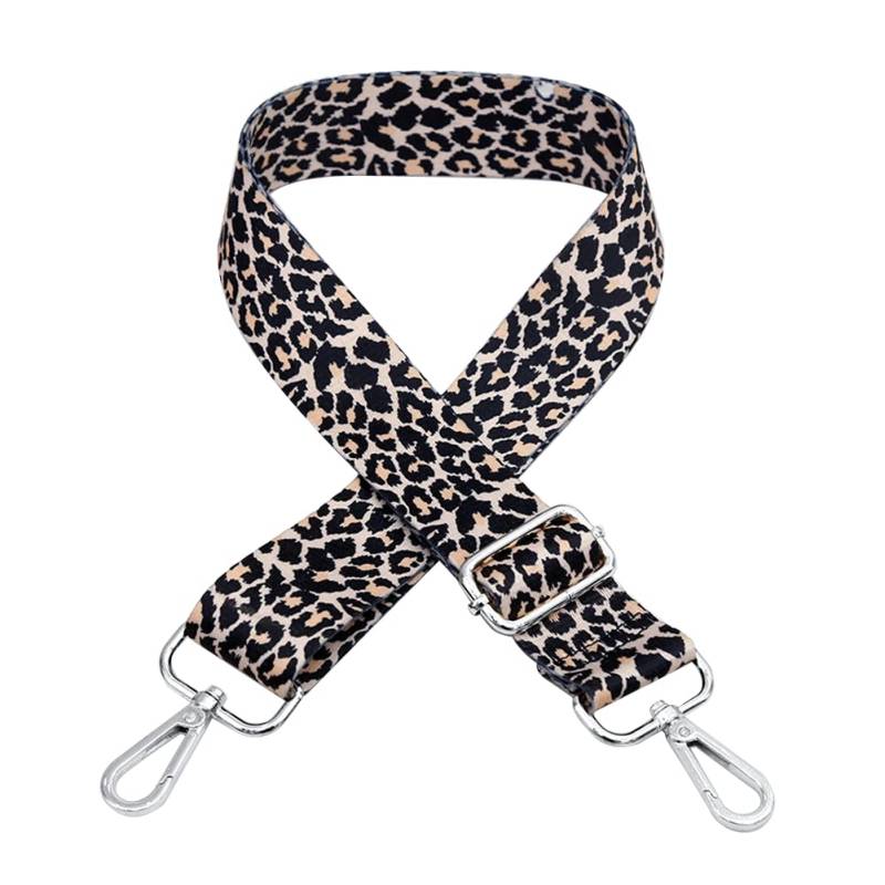 Handtaschengurte Damen, Asudaro 3,8 cm Leopard Tragegurt Schultergurte Verstellbare Länge 80-140 cm Schulterriemen Ersatz Gürtel für Damen und Herren, Mädchen DIY Zubehör für Tasche Typ 11 von Asudaro