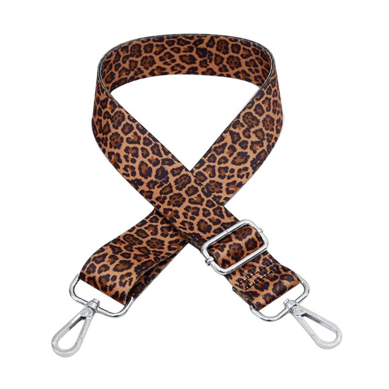 Handtaschengurte Damen, Asudaro 3,8 cm Leopard Tragegurt Schultergurte Verstellbare Länge 80-140 cm Schulterriemen Ersatz Gürtel für Damen und Herren, Mädchen DIY Zubehör für Tasche Typ 2 von Asudaro