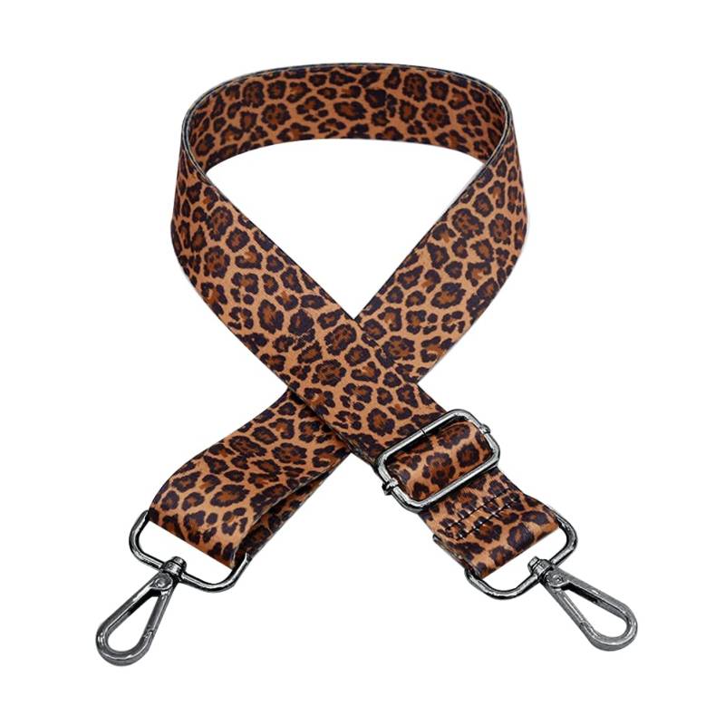 Handtaschengurte Damen, Asudaro 3,8 cm Leopard Tragegurt Schultergurte Verstellbare Länge 80-140 cm Schulterriemen Ersatz Gürtel für Damen und Herren, Mädchen DIY Zubehör für Tasche Typ 3 von Asudaro