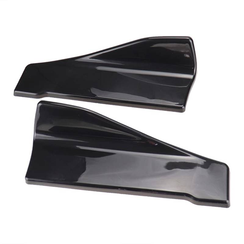 Heckstoßstange Diffusor, Frontstoßstange Seitenschweller Spoiler Splitter Auto Heckstoßstange Lip Protector Anti-Crash Bumper Spoiler Lip Splitter Fin Bumper Splitter Canard Protector für meisten Auto von Asudaro