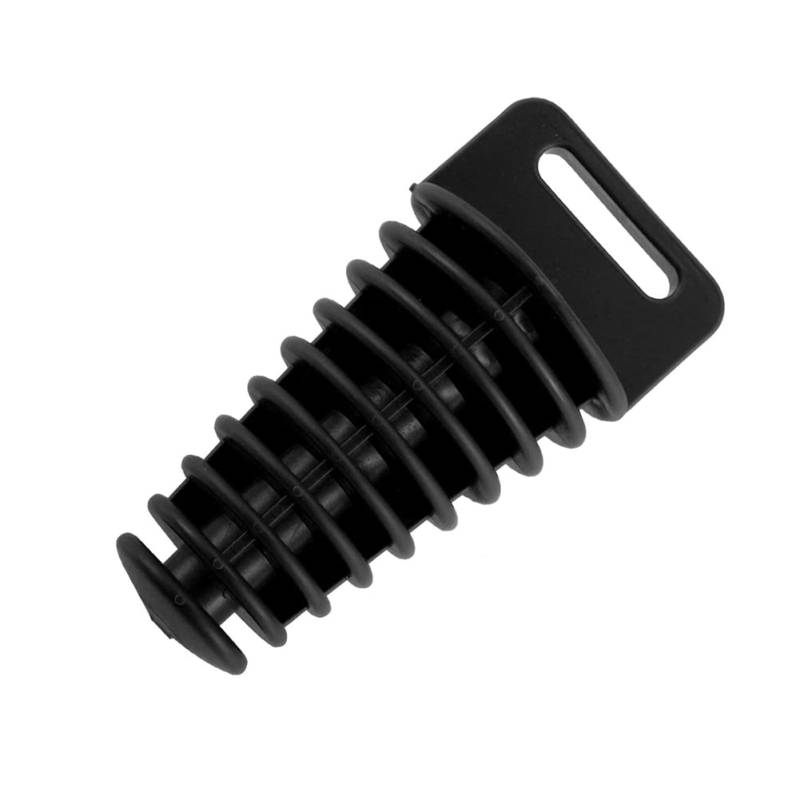 Motorrad Auspuff Plug, Asudaro Motorrad Auspuffstopfen Wasserdichter Gummi Stopfen Auspuff Schalldämpfer Stopfen Auspuffendrohr Stopfen für Motorrad Dirt Bike 75 * 47 * 27mm,schwarz von Asudaro