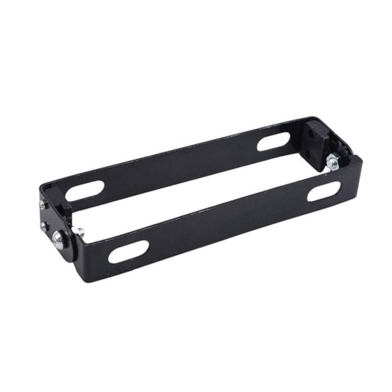 Motorrad Kennzeichenhalter, Asudaro Universal Motorrad Lizenz Kennzeichen Halter Halterung Einstellbar Nummernschild Halter für Roller Moped Traktor Anhänger Motorrad Hänger,Schwarz von Asudaro