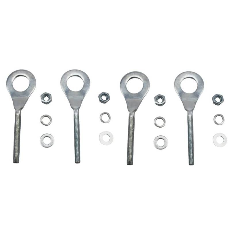 Motorrad Kettenspanner,Asudaro Motorrad Achse Kettenspanner 15mm Kettenversteller Kettenführung Ketteneinstellung mit 4 Muttern und 8 Unterlegscheiben kompatibel mit Crf/Xr 50 70 80 100-,Silber- von Asudaro