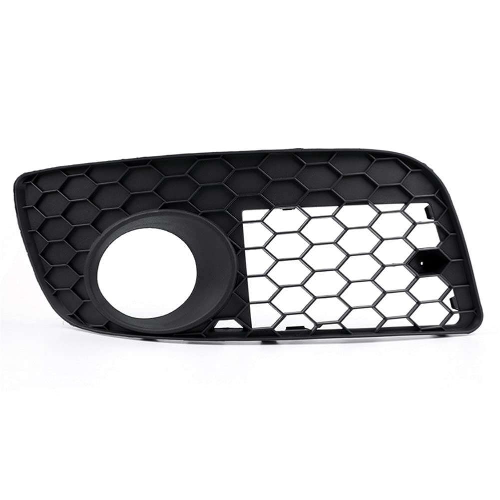 Nebelscheinwerfergitter Vorne, Asudaro ABS Mesh Grille Auto Nebelscheinwerfer Kühlergrill Abdeckung Nebelscheinwerfer Wabengitter Nebelscheinwerfer Rahmen Kompatibel mit Golf 5 GTI 2005-2009,links von Asudaro