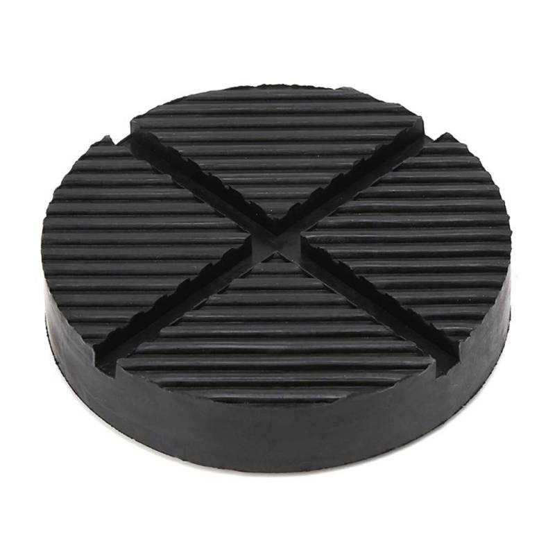 Rubber Jack Pad, Asudaro Car Jack Pad Positionierung Guard Auto Rubber Jack Pads Adapter Tool Wagenheber Gummiauflage Jacking Pad Car Floor Jack Pad,D: 125 mm, Dicke: 27 mm,Schwarz von Asudaro