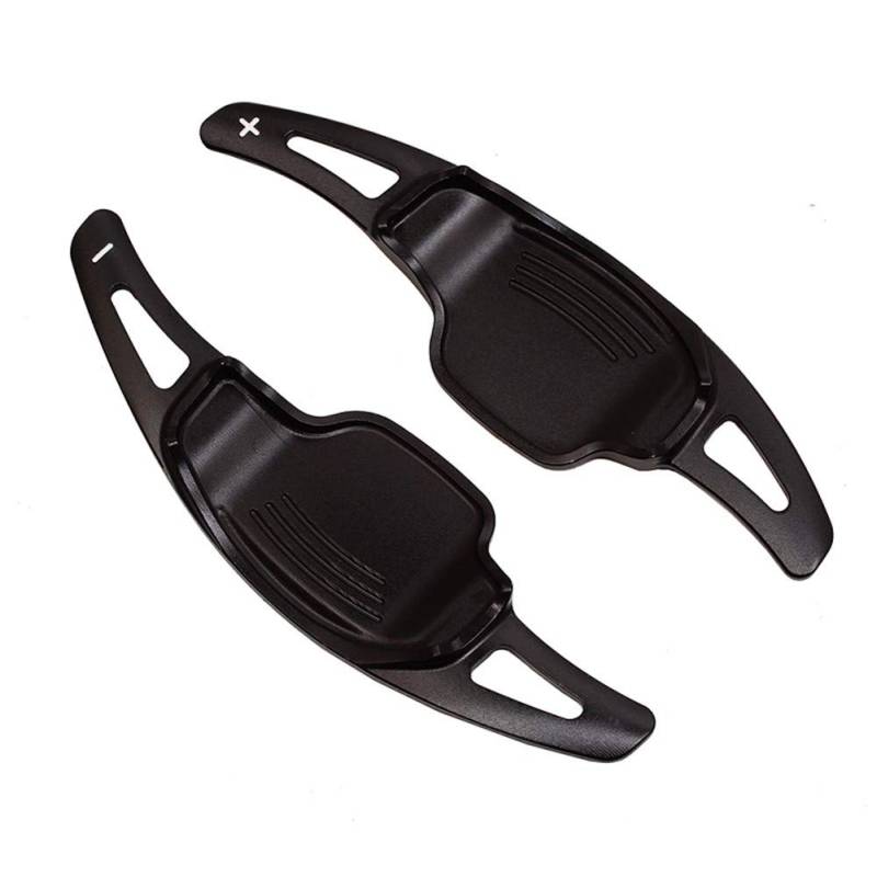 Schaltpaddel 1 Pair Car Lenkradschalt Paddel Extender Schaltpaddel Aluminiumlegierung Schaltpaddelabdeckung Lenkradschaltung Schaltwippen Shift Paddle Kompatibel mit Camaro 2012-2015,Schwarz von Asudaro