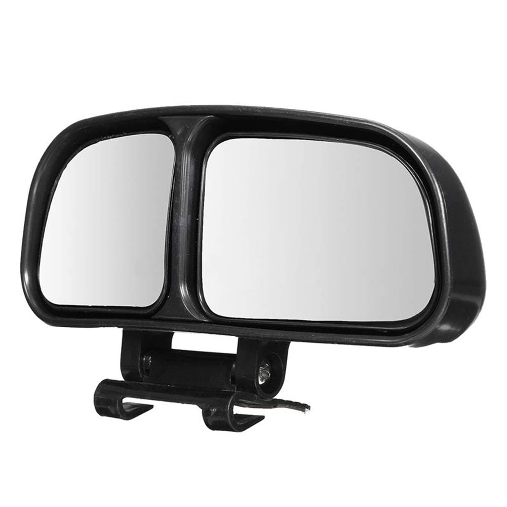 Toten Winkel Spiegel Blind Spot Square Mirror Auto Doppelkonvexspiegel Verstellbarer Spiegel für toten Winkel im Auto, Weitwinkel-Rückspiegel Auto, Auto Aussenspiegel Weitwinkel,Schwarz Rechts von Asudaro