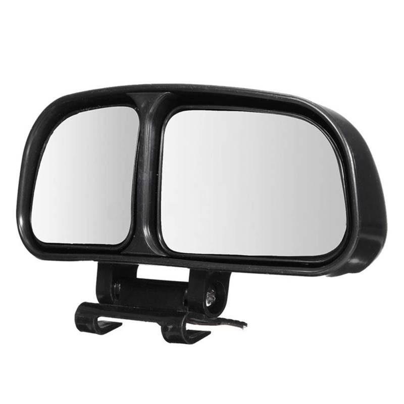 Toten Winkel Spiegel Blind Spot Square Mirror Auto Doppelkonvexspiegel Verstellbarer Spiegel für toten Winkel im Auto, Weitwinkel-Rückspiegel Auto, Auto Aussenspiegel Weitwinkel,Schwarz Rechts von Asudaro