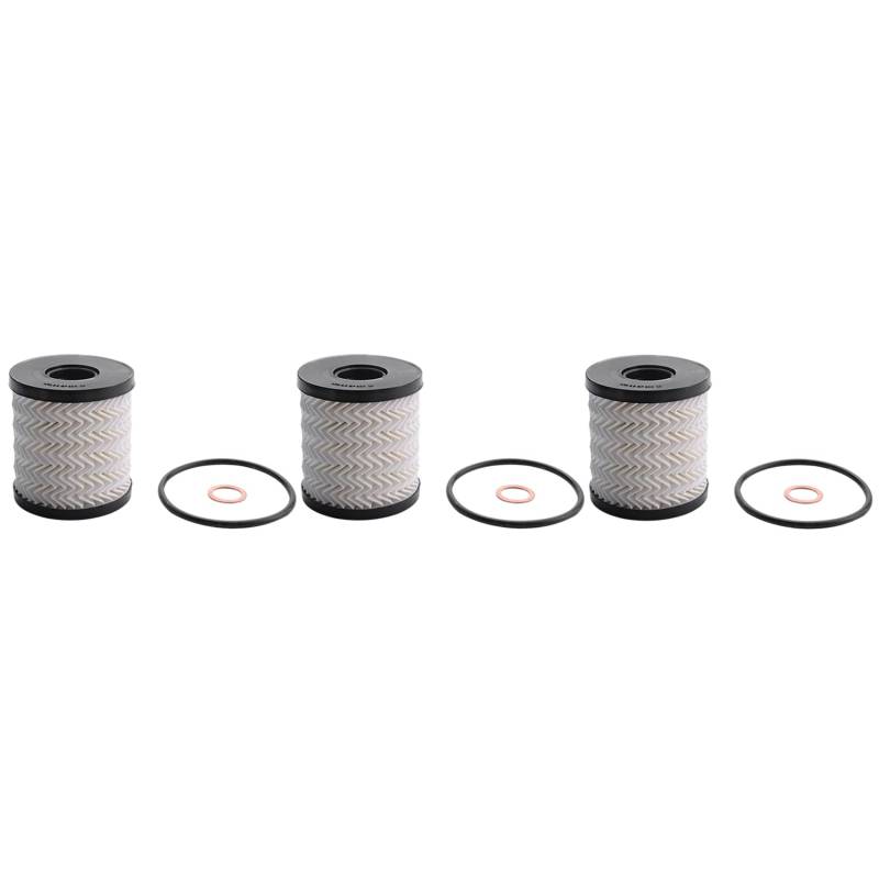 Asuinxurr 11427622446 Set Von 3 Motor öL Filtrat mit O-Ring für von Asuinxurr