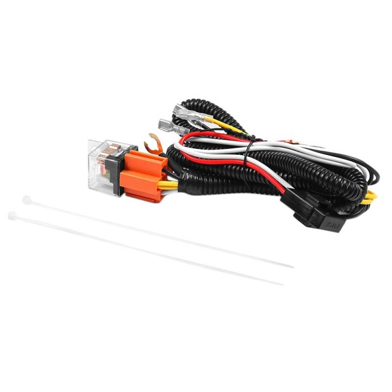 Asuinxurr 12V Horn Relais Kabel Baugruppe Kit Gitter Halter Sprengen Ton Hupen Kabel Baugruppe Stecker für Auto Universal ZubehöR von Asuinxurr