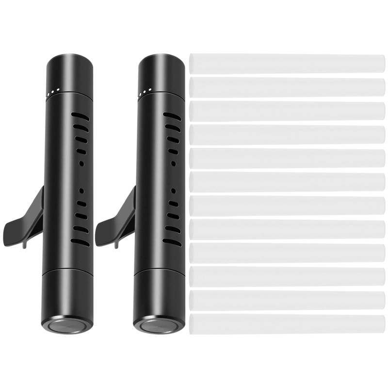 Asuinxurr 2 StüCk Auto öL Diffusor Auto Diffusor EntlüFtungs Clip mit 12X NachfüLl Auto Lufter Frischer Auto ParfüM Auto Ent LüFtung ÖL Diffusor von Asuinxurr