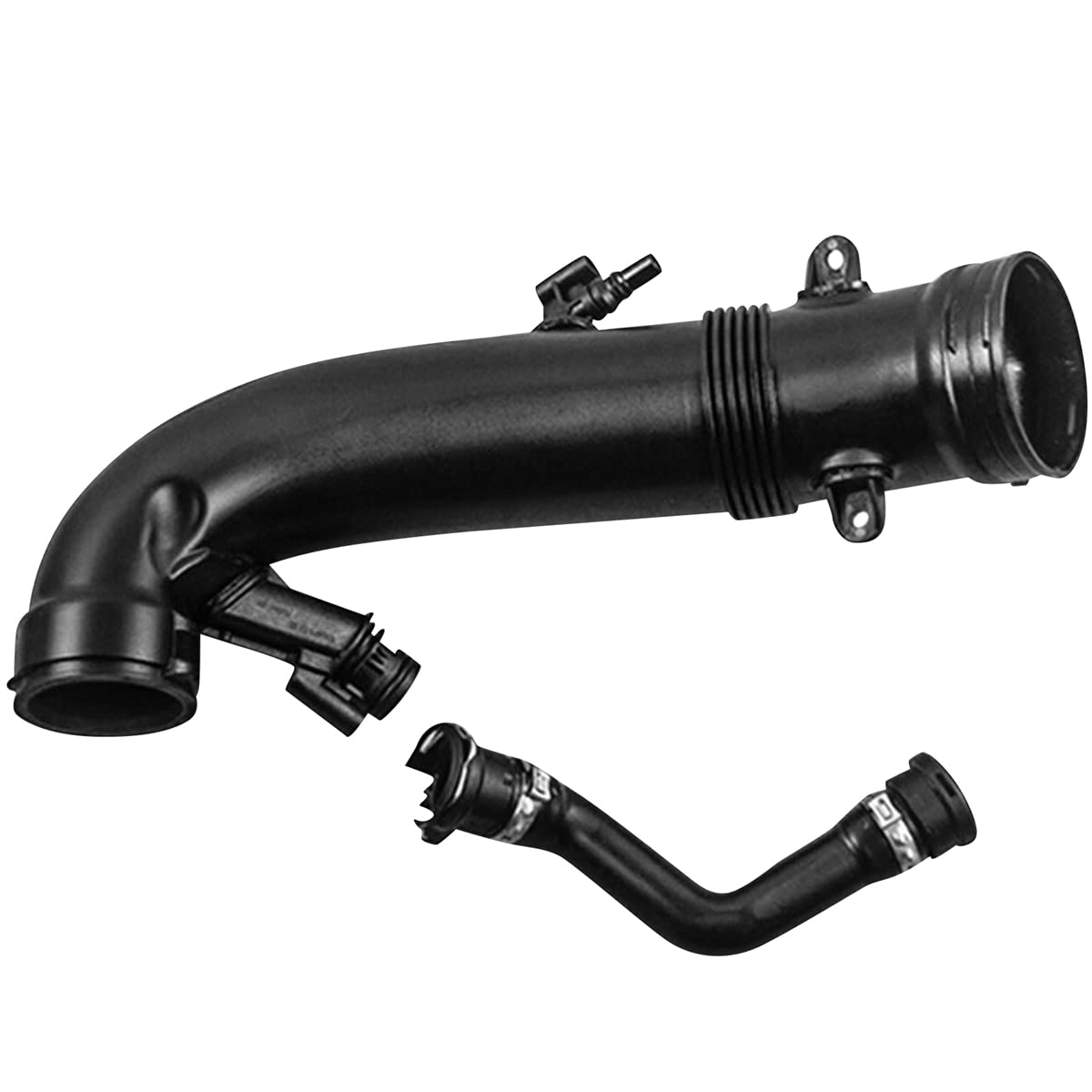 Asuinxurr Auto Turbolader Ansaugrohr Lufteinlass Turboschlauch für R55 R57 R59 R60 13717607778 13717627501 von Asuinxurr