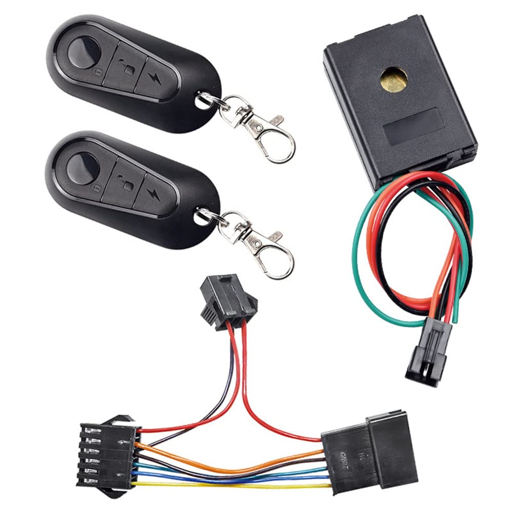 Asuinxurr E-Bike Alarm System 36V 48V 60V 72V mit Doppel Schalter für Elektrisches Fahrrad Motorrad Scooter BüRstenloser Kontrolleur von Asuinxurr