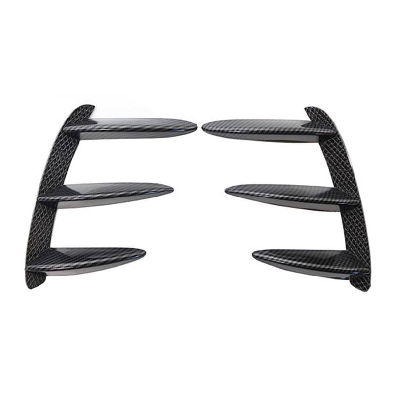 Asuinxurr Kohle Faser Hinten Lip Spoiler Canards Vents für W176 A200 A250 A45 von Asuinxurr