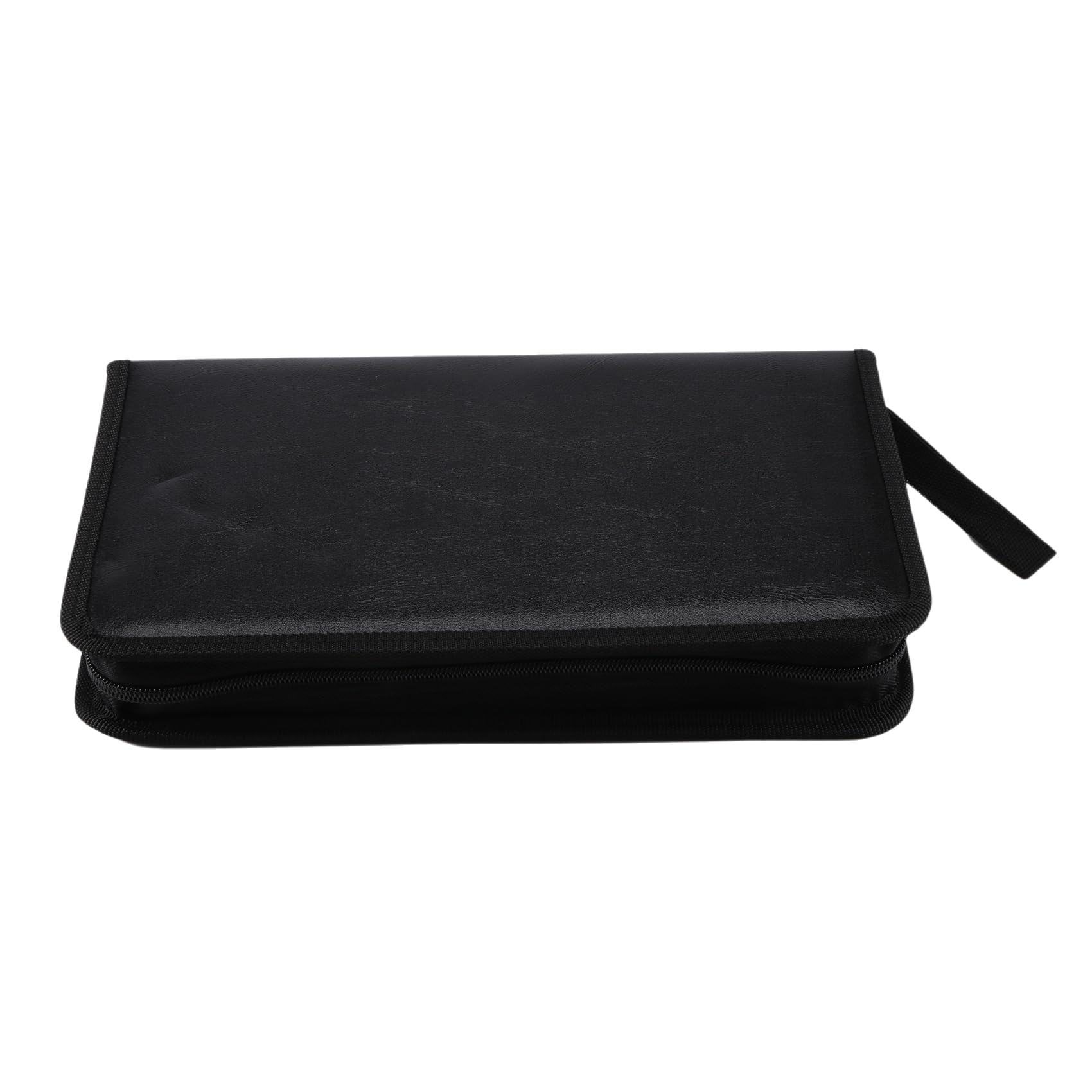 Asuinxurr R 80-Seite VCD DVD CD Leder Case Speicher Halter Organisator - Schwarz von Asuinxurr