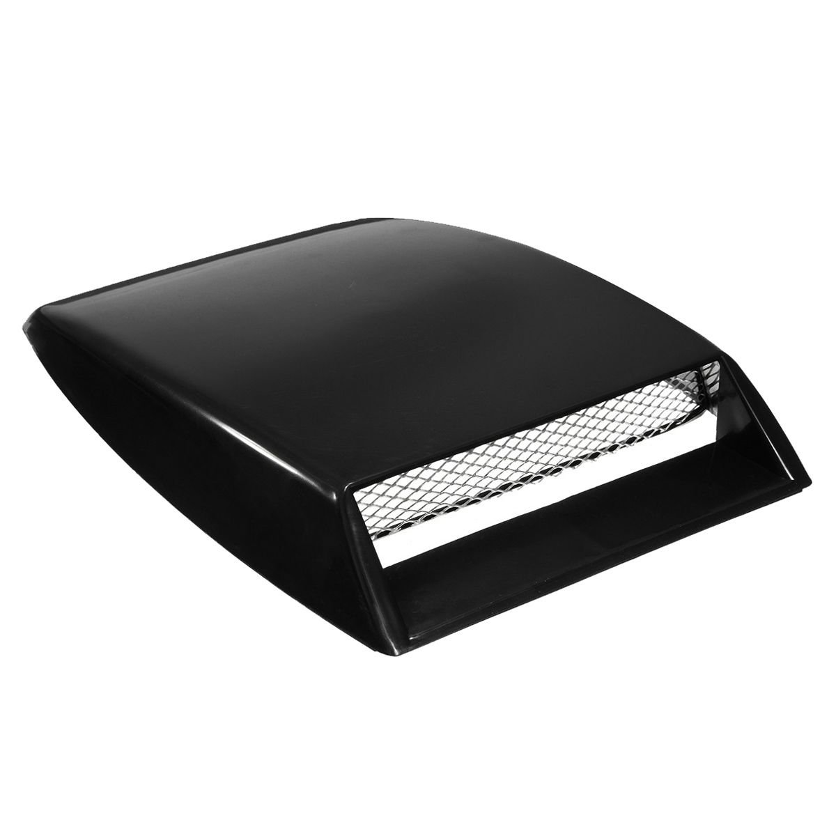 Asuinxurr Universal Auto Auto Schwarz Dekorativ Luftstrom Ansaugschaufel Motorhaube Vent Cover Hood von Asuinxurr