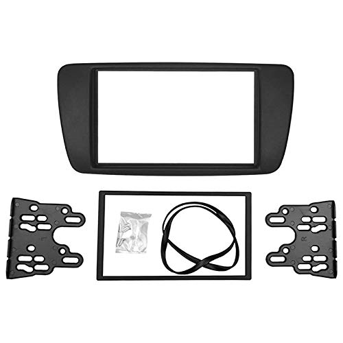 Asyduey 2 Din Adapter CD Verkleidung Stereo Schnittstelle Radio Auto Frame Panel Fascia für SEAT 2008+ von Asyduey