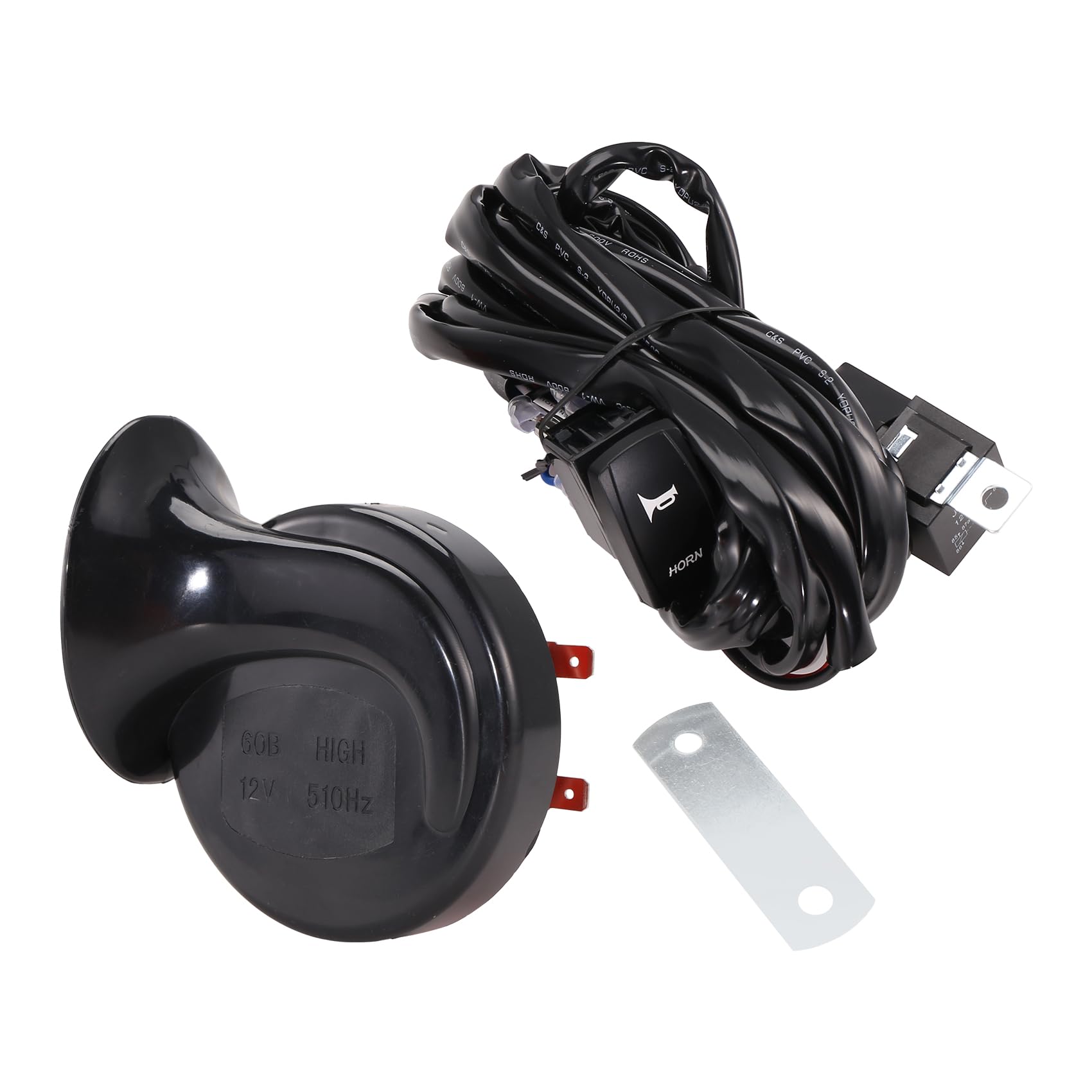 Asyduey UTV/ATV Horn Kit mit Umschalten Kippschalter für Pioneer, RZR, X3, Universal 12V von Asyduey