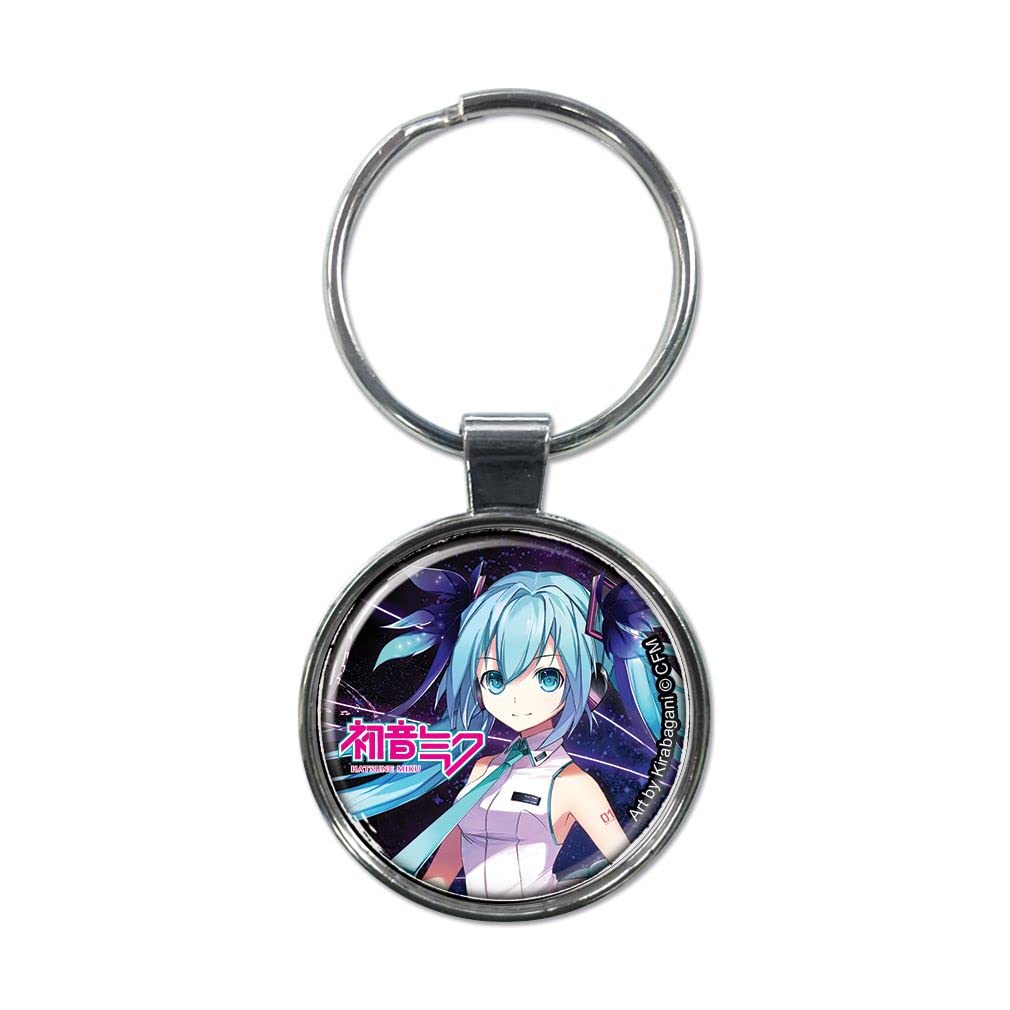 Ata-Boy Hatsune Miku Keychain - Art by Kirabagani Schlüsselanhänger für Fans, Schauen Sie sich die Warenkollektion von Ata-boy für Geschenkideen an…, Schwarz, Einheitsgröße von Ata-Boy