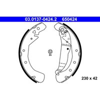 Bremsbackensatz ATE 03.0137-0424.2 von Ate