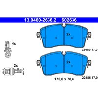 Bremsbelagsatz ATE 13.0460-2636.2 von Ate