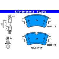 Bremsbelagsatz ATE 13.0460-2646.2, Hinten von Ate