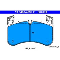 Bremsbelagsatz ATE 13.0460-4899.2 von Ate