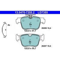 Bremsbelagsatz ATE 13.0470-7355.2, Hinten, Keramik von Ate