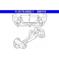 Bremssattelgabel ATE 11.8170-0002.1 von Ate