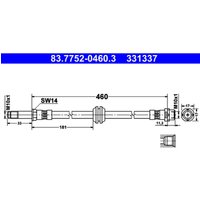 Bremsschlauch ATE 83.7752-0460.3 von Ate