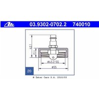 Entlüfterstutzen ATE 03.9302-0702.2 von Ate