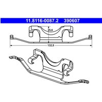 Feder, Bremssattel ATE 11.8116-0087.2 von Ate