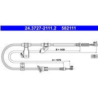 Seilzug, Feststellbremse ATE 24.3727-2111.2 von Ate