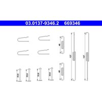 Zubehörsatz, Bremsbacken ATE 03.0137-9346.2 von Ate