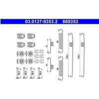 Zubehörsatz, Bremsbacken ATE 03.0137-9353.2 von Ate