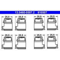 Zubehörsatz, Scheibenbremsbelag ATE 13.0460-0507.2 von Ate
