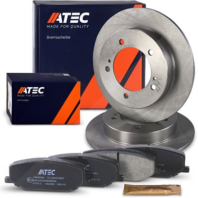 Atec Satz Bremsscheiben + Bremsbeläge Vorderachse für Suzuki von Atec