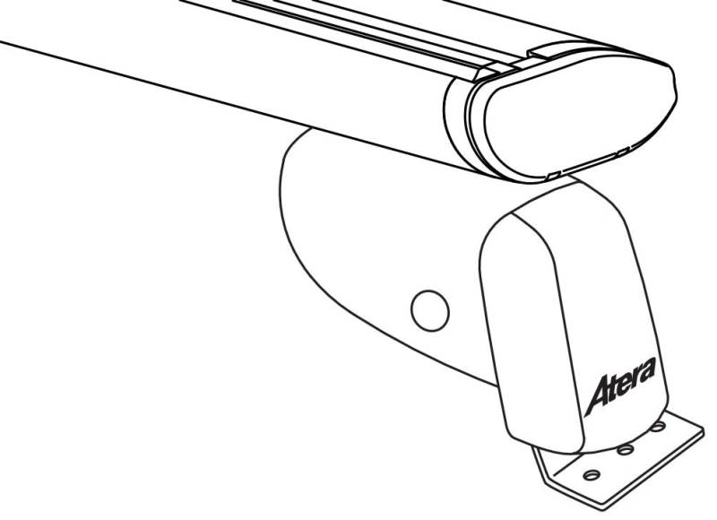 ATERA Dachreling 047149 für Multivan V (7HM, 7HN, 7HF, 7EF, 7EM, 7EN) 137cm von Atera