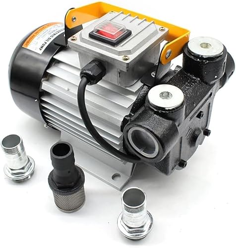 550W Dieselpumpe Heizölpumpe Premium Kraftstoffölpumpe Trommelpumpe Dieselpumpe Selbstansaugende Pumpe Ölabsaugpumpe für Tankstelle 230V 60L/min von Atnhyruhd