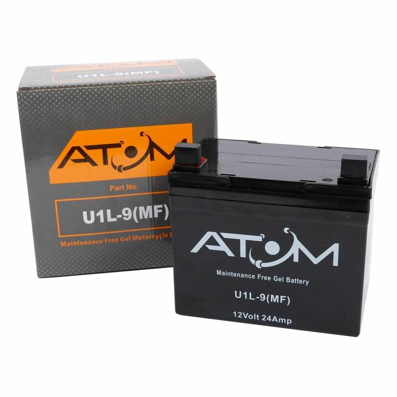 Atom Advanced U1L 896 Gel Rasenmäher/Minitraktor/Kit Autobatterie 12V 24Ah von Atom