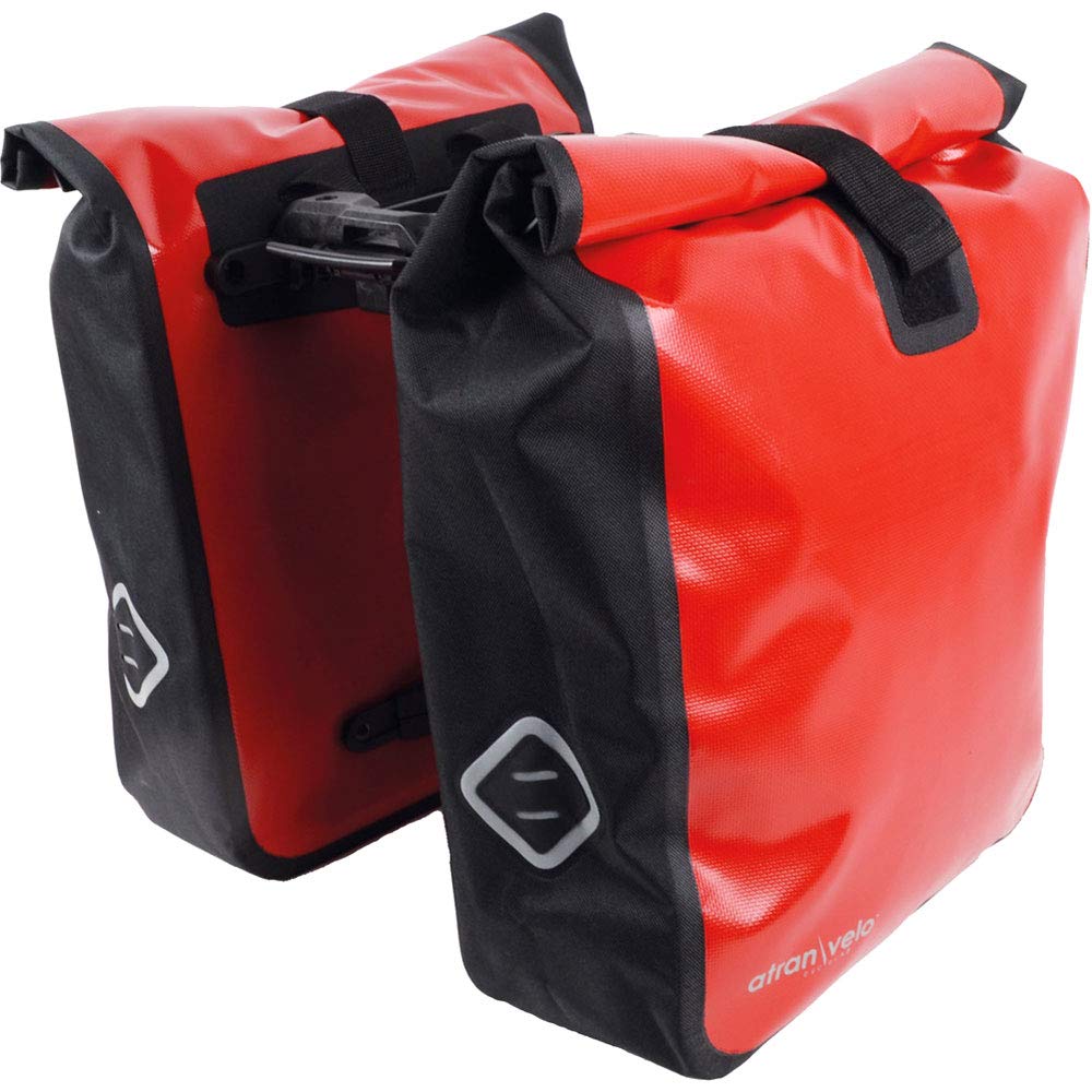 Atran Velo Einzelpacktasche Travel AVS Paar Volumen 24l rot/schwarz +Flicken von Atran Velo