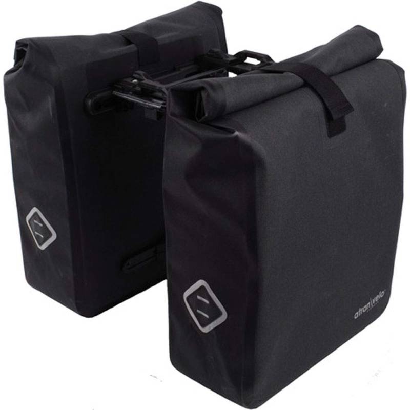 Atran Velo Einzelpacktasche Travel AVS Seitentaschen TRAVEL Paar schwarz+Flicken von Atran Velo