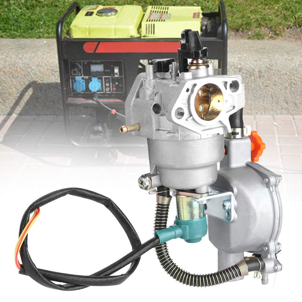 LPG CNG Generator Dual Fuel Vergaser Passend für GX390 188F Manuelles Choke Zubehör 4.55.5KW Rasenmäher-Ersatzteile von Atyhao