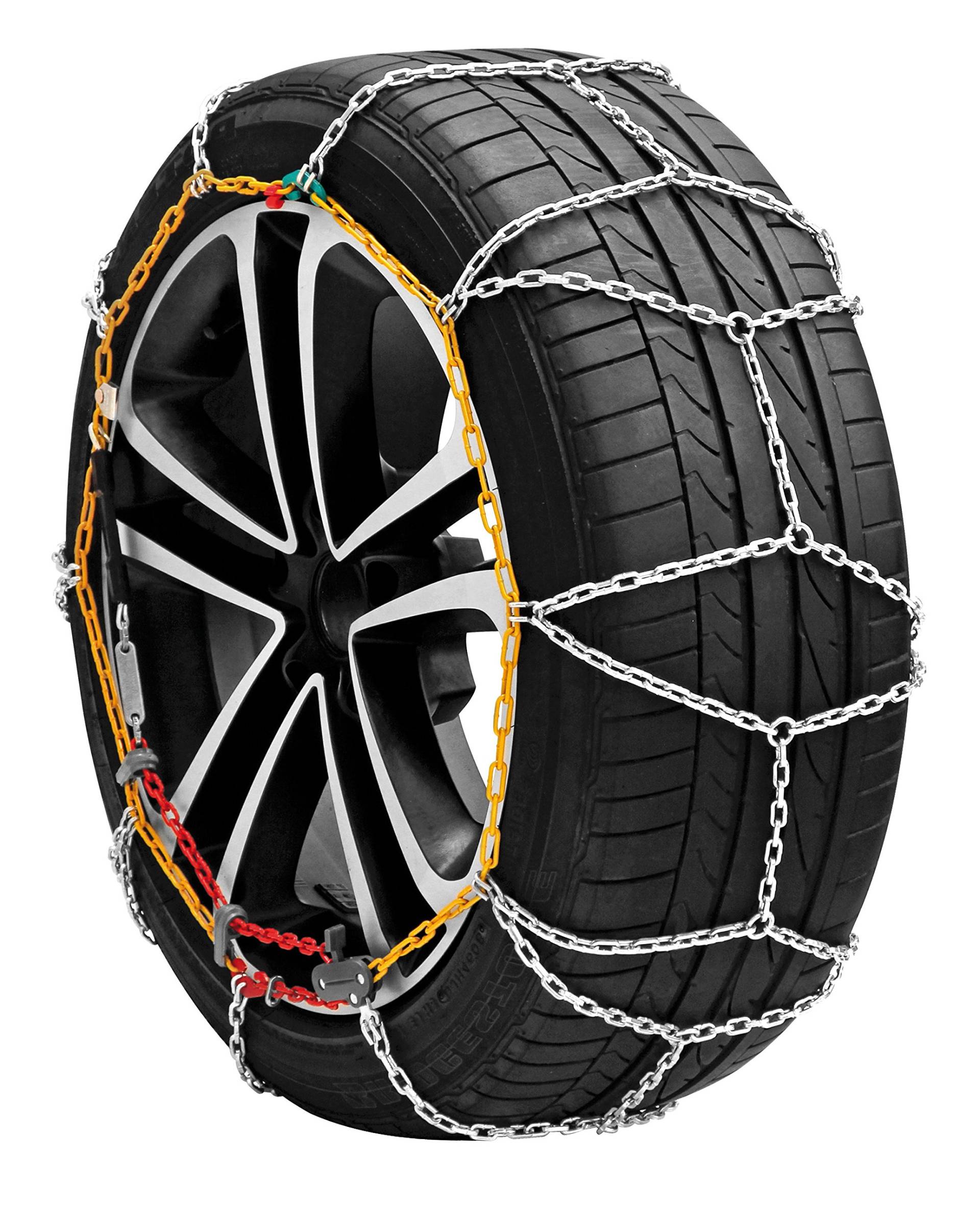 Schneeketten, 9 mm, Gruppe 14, Größe 255/40 R20, zugelassen nach ÖNORM 5117, TÜV, GS von Dttra